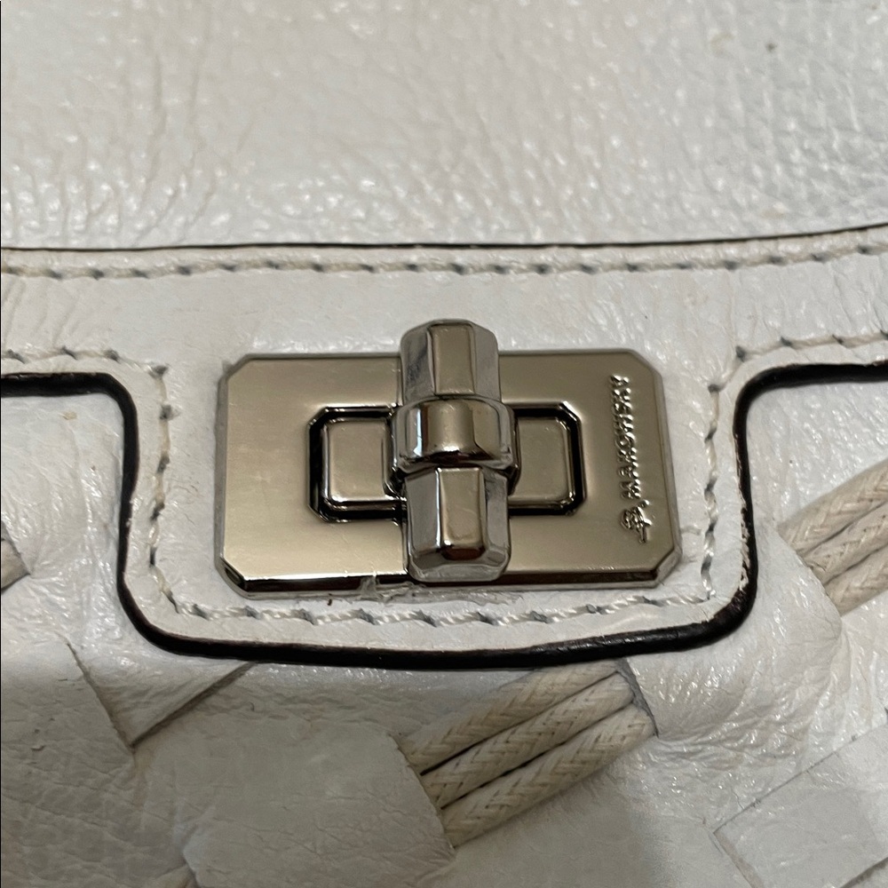 B. Makowsky leather woven shoulder bag - Picture 4 of 14
